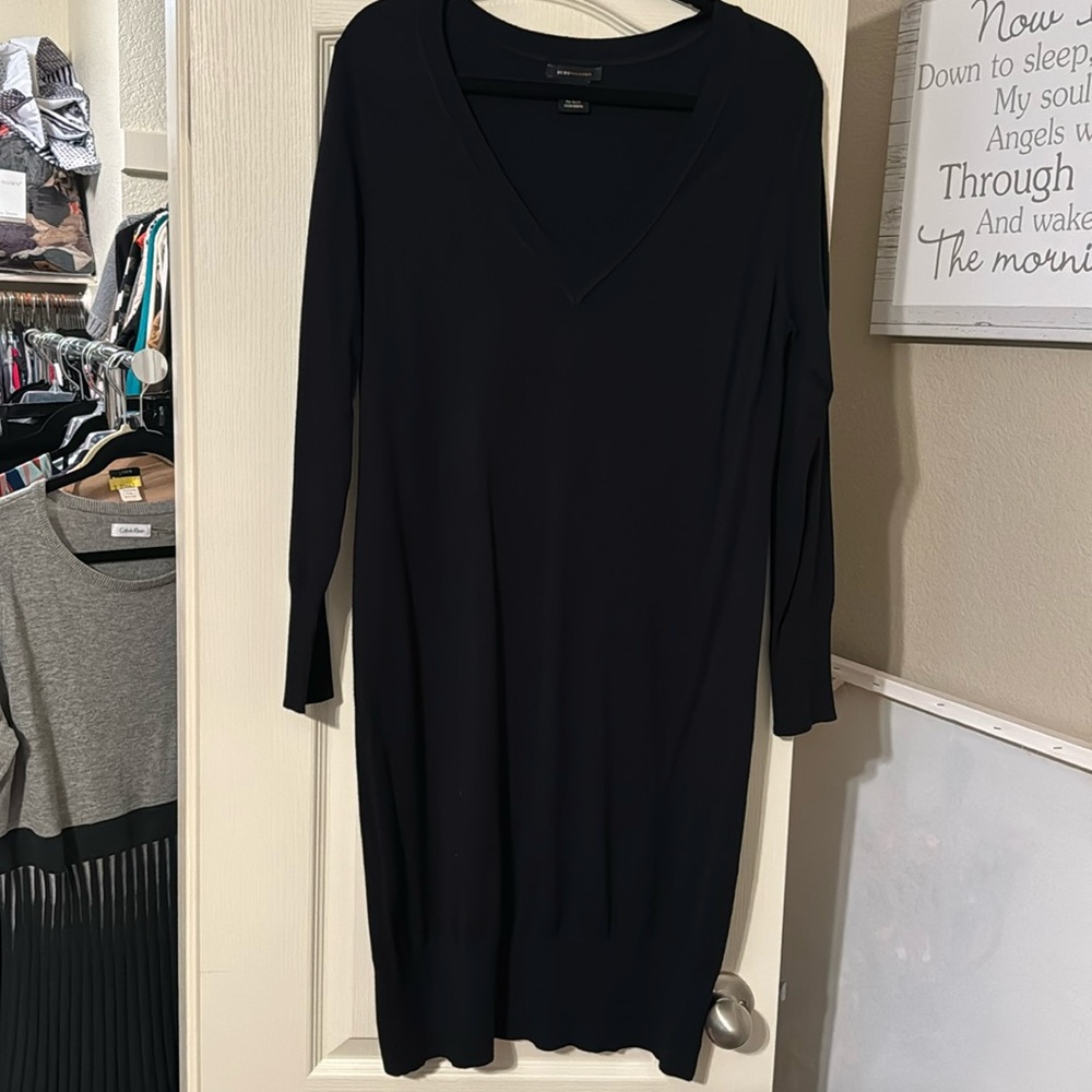 Black Velvet BCBG sweater dress never been worn
